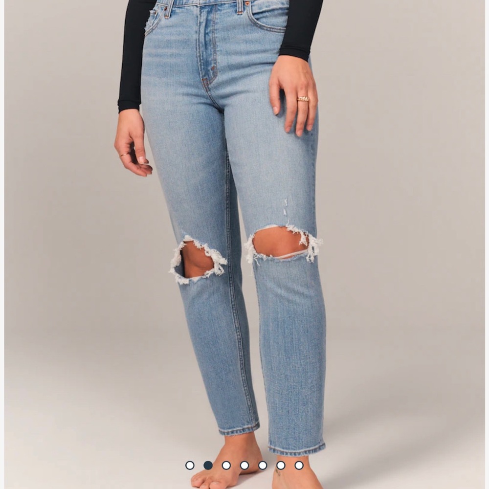 Abercrombie White Jeans